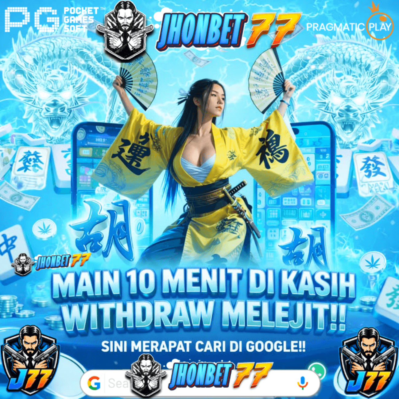 Tampilan profil brand JHONBET77 sebagai pusat informasi resmi